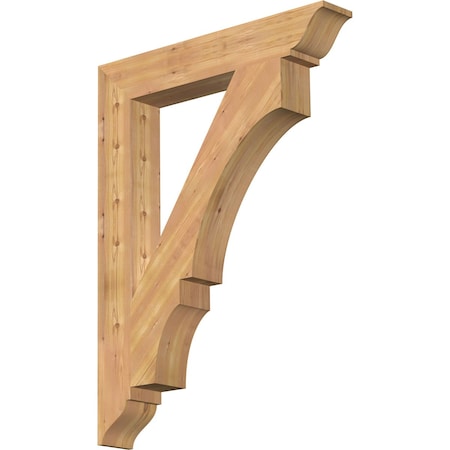 Ekena Millwork Balboa Traditional Smooth Bracket, Western Red Cedar, 5 1/2"W x 36"D x 48"H BKT06X36X48BOA01SWR